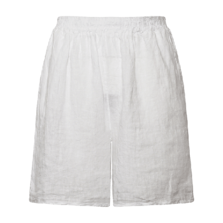 Tiffany Tracy, Shorts, Linen - White Shorts Dam Vit S/M