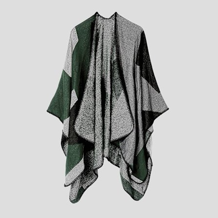 Ponchos för kvinnor, sjalar, wraps, överdimensionerad vinterscarf, dam poncho, stickad poncho, cape, varm, trendig, bärbar filt, huvtröja(P335)
