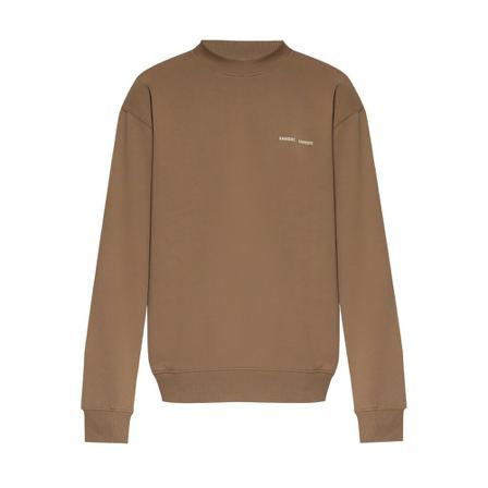 Samsøe Samsøe, Sweatshirts Hoodies Bruin, Heren, Maat:L,Katoen,print