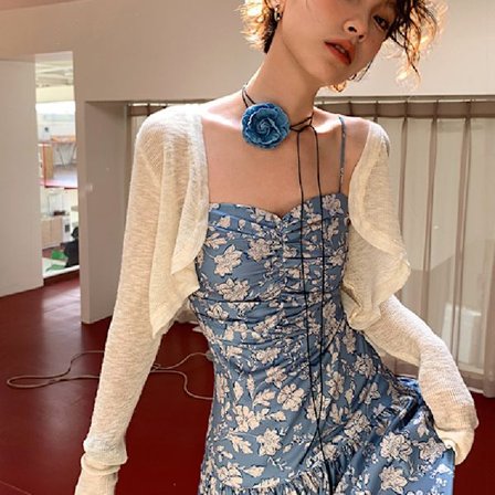 Rosenblomma Choker Halsband för Kvinnor Bröllop, Fester