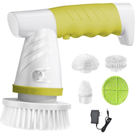 Elektrisk Spinnskrubber Trådløs Elektrisk Rengjøringsbørste for Bad