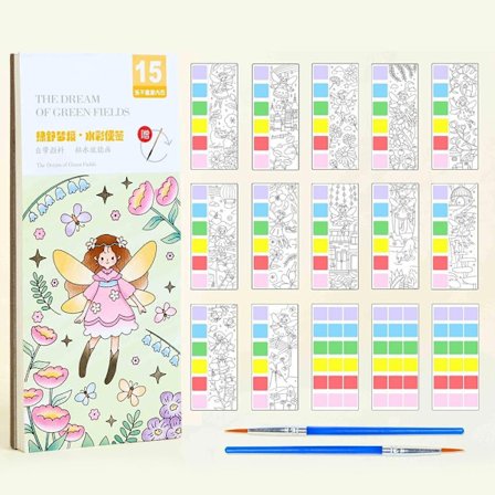 Lomme Akvarel Malebog Graffiti Billedbog 07 07