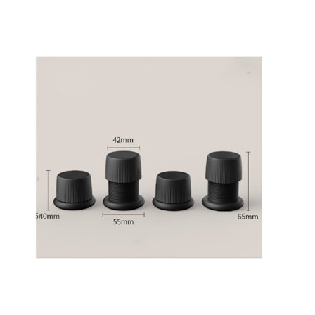 Møbelforhøjere 4 Justerbare Heavy Duty Møbelforhøjere Beskyt F