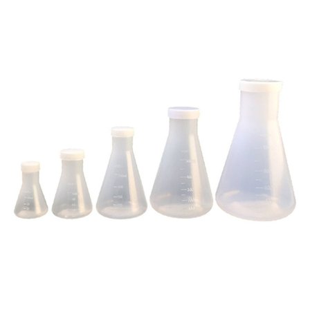 Plast Erlenmeyer Kolbe Bred Mund Konisk Kolbe Trekant