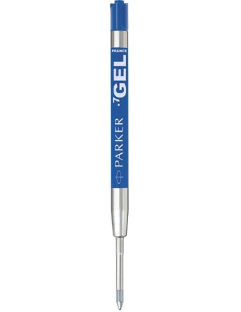 PARKER Quink Gel Ink Refill Medium Blue (Pack 2) 1950364