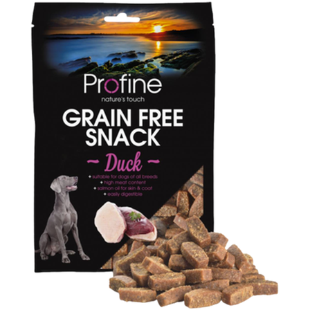 Profine - Dog Grain Free Semi Moist Snack Duck 200g - Hund - Hundegodbiter & tyggebein - Naturlige godbiter for hund - ZOO.no