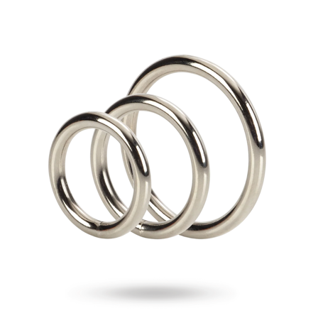 Calexotics: Silver Ring 3-pcs Set - Vuxen.dk: For ham