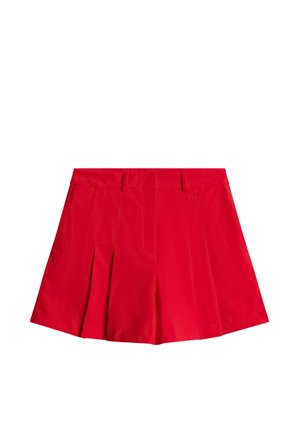 J.Lindeberg - Golf - Arella Pleated Shorts - Red - - 25