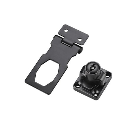 2 kpl Oven lukko avaimella, Oven salvansilmukka, Lukituslenkki, Lukituslenkki avaimella Ha