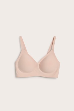 Kappahl | Stanik bez fiszbin Jasnoróżowy XS | Jasnoróżowy