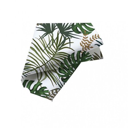 Set med 3 AMAZONIE bordsservetter i bomull, från Soleil d'Ocre