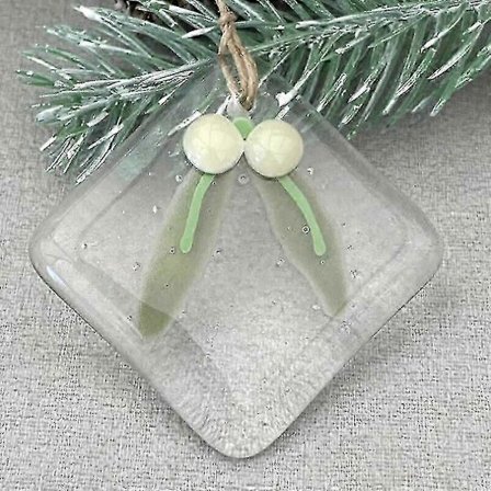 Sulatuslasista punarinnat joulukuuset koriste puun riippuva koriste riipus