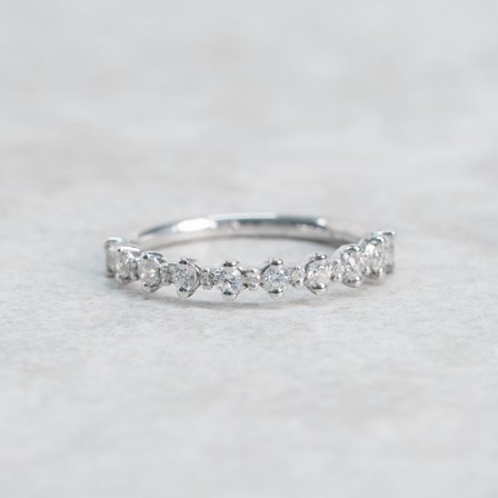 Förlovningsring Vårstjärna, 18K Vitguld - Förlovning- och vigselringar