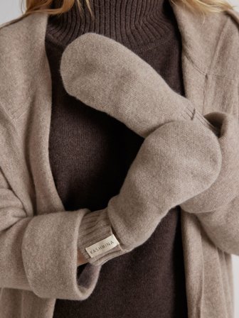 Kashmina - Kashmirvotter "Fryd" - toast