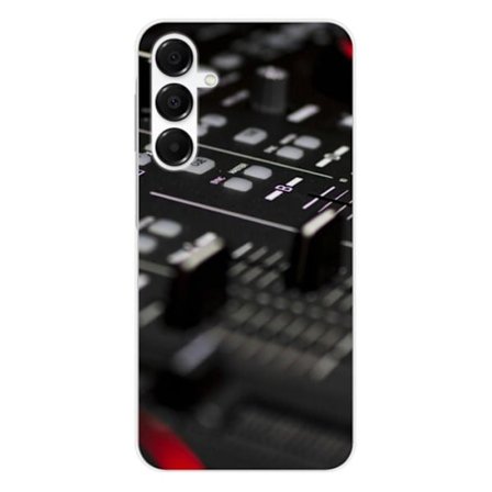 Siliconfodral - Kompatibel med Samsung Galaxy A36 5G - design DJ-mixer