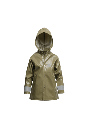 Stutterheim Mini Opal Kids Raincoat Jackor Unisex Grön 2-3 years