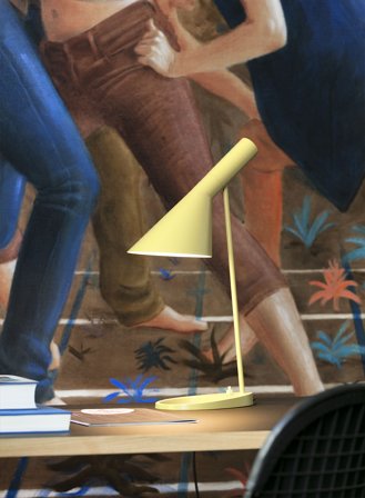 AJ bordlampe - soft lemon