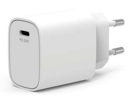 PORT DESIGNS 20W Vegglader 20W USB-C PD, ultra-fast charging