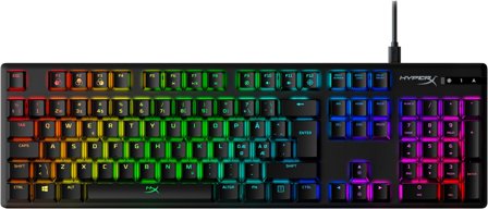 HyperX Alloy Origins – mekaniskt gamingtangentbord – HX Red (NO-layout), 196188487006
