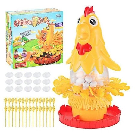 Barnleker Morsom Kylling Slipp Egg Familiespill For Aldre 3+ Nyhet Høne Legger Egg Skrivebord Foreldre-Barn Hjernetrimleke
