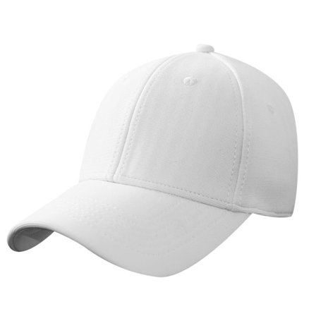 HALVA PRISET! VIT Bomullskeps Utan Tryck