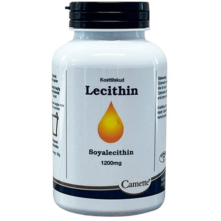 Camette Lecithin 1200 mg 100 kaps., Helse & Madvarer, Kosttilskud, Øvrige Kosttilskud