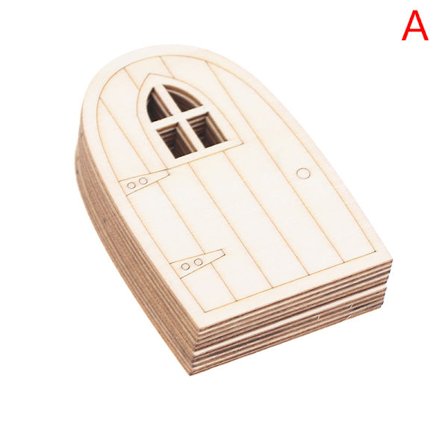 10:a Svamptomtedörrar Härlig Mini Fairy Door Trädgårdsminiatur A