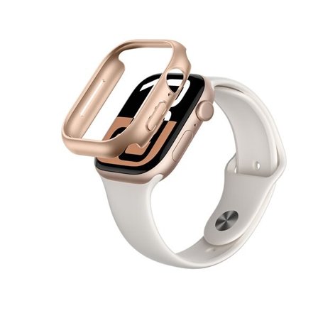 AmazingThing Minimaalinen tapaus Apple kellolle 46mm - Rose Gold - Rose Gold