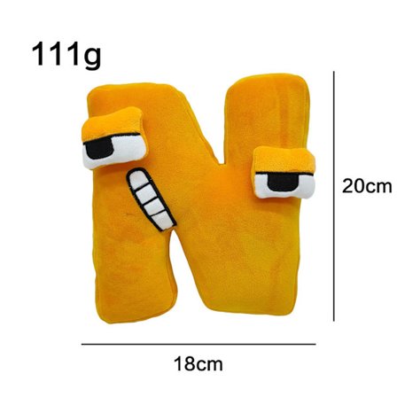 Alfabetet legend barnens upplysningsdocka N