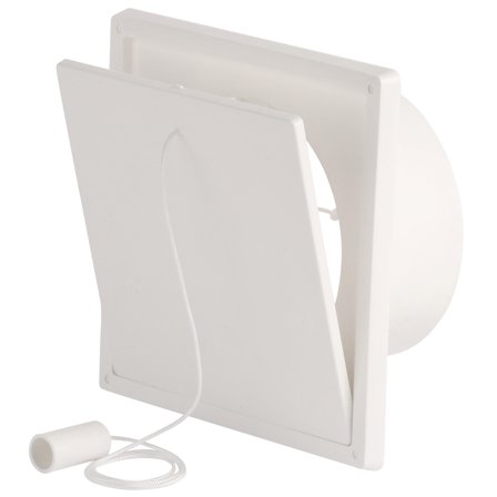 Flexit 100KV2 Klapventil 130 x 130 mm, med stos, Ventilation