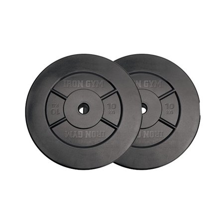 Iron Gym - Vægtskiver 2 x 10 kg