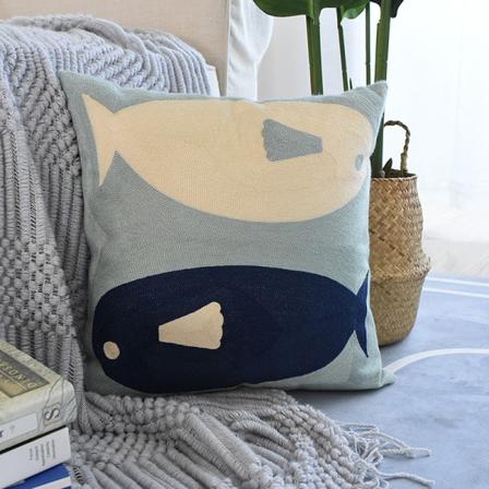 Modernt medelhavsgeometriskt cover utan kärna, hotell, hem, B&B style 7 45*45cm