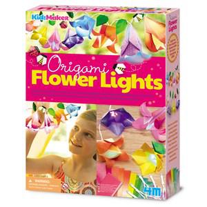 4M KidzMaker Origami Flower Lights Craft Set 5+ years - Stationery - 5+ years - Multi Color