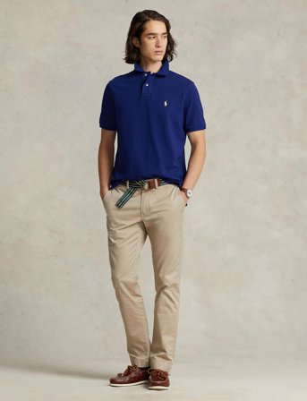 Polo Ralph Lauren Basic Mesh-Ssl-Knt - Blue - M