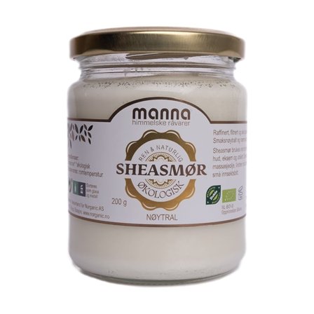 Manna Sheasmör Neutral 200 g