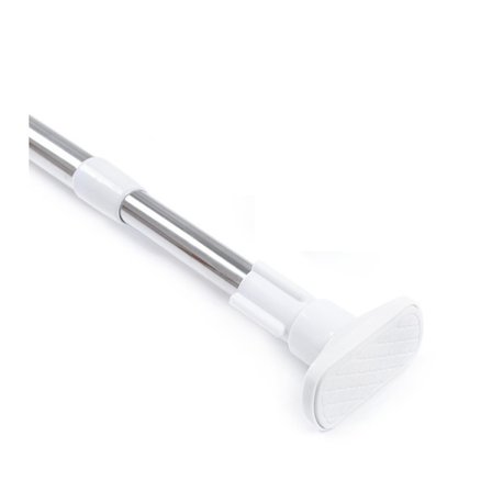 Teleskopisk Duschdraperistång Stor Kvadratisk Huvud Duschdraperistång 70-120cm