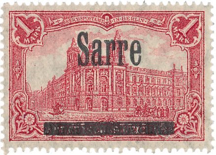 Tyskland/Saar 1920 - MICHEL 17 - Postfrisk