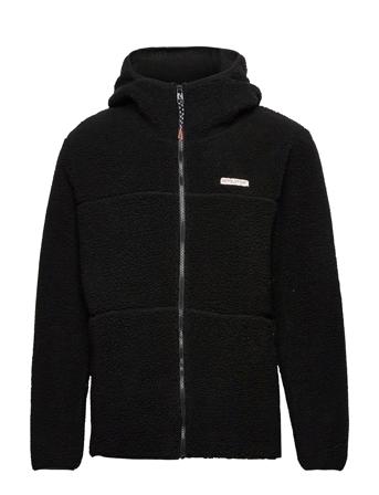Fleece Jacket Sweat-shirts & Hoodies Fleeces & Midlayers Svart Revolution*Betinget Tilbud