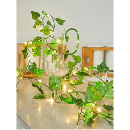 Aurinkokenno rottinkivalot ulkokäyttöön, aidon näköiset kasvivalosarjat L