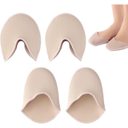 2 par - Balletsko indlægssåler - Indlægssåler - Beskyttelsespuder til balletsko (2 størrelser)