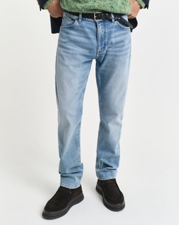 GANT Herren Regular Fit Jeans (31/36) Denim Melange