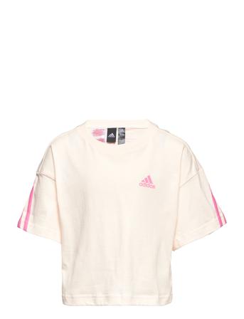 Organic Cotton Future Icons Sport 3-Stripes Loose T-Shirt Pink Adidas Performance