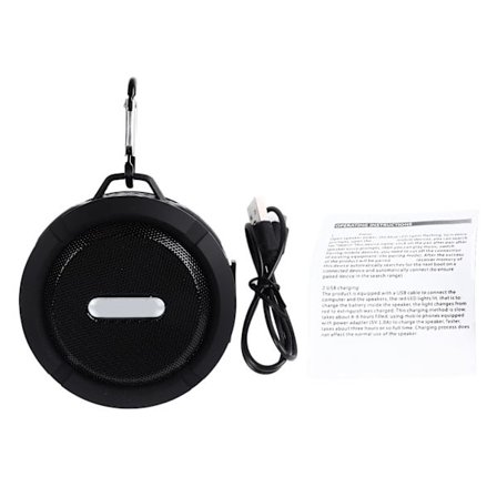 Langaton Bluetooth-kaiutin Kannettava Mini Bluetooth-kaiutin IPX7 Vedenkestävä Pieni Kaiutin Ulkoautoiluun Juhliin Musta