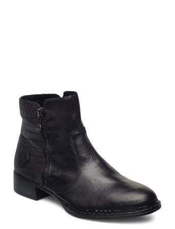 73462-00 Shoes Boots Ankle Boots Ankle Boot - Flat Sort Rieker