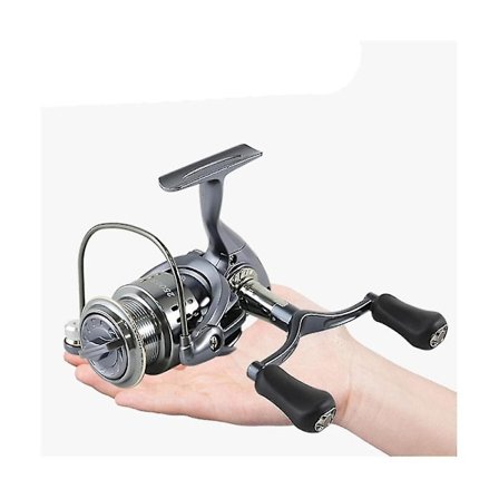 Reel Fishing 2000 5.2:1 Spinning Reel Dobbelthåndtak Grip Fiskeutstyr Fiskehjul