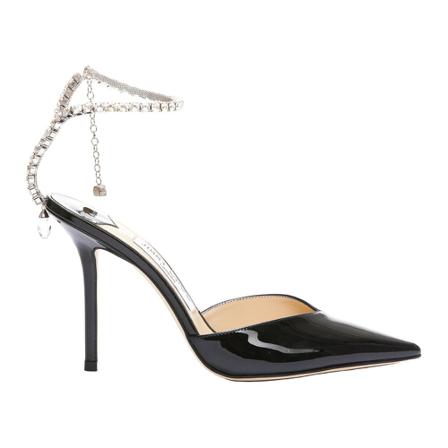 Jimmy Choo, Pumps Zwart, Dames, Maat:38 1/2 EU