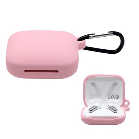 OnePlus Buds Pro silikonikotelo soljella - Pinkki