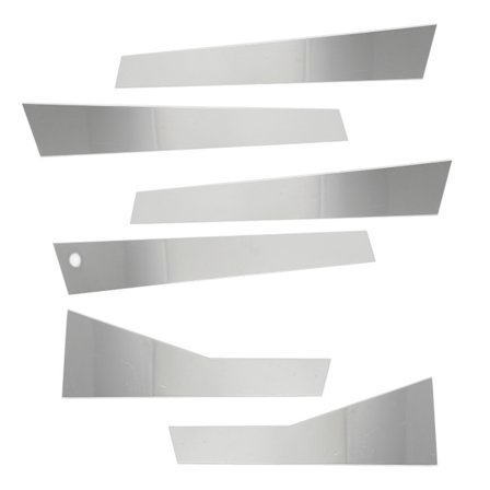 Subaru Forester B C Stolpe Skydd List Rostfritt Stål Ersättning SK