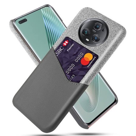 Bofink Honor Magic5 Pro Card Suojakuori - Harmaa