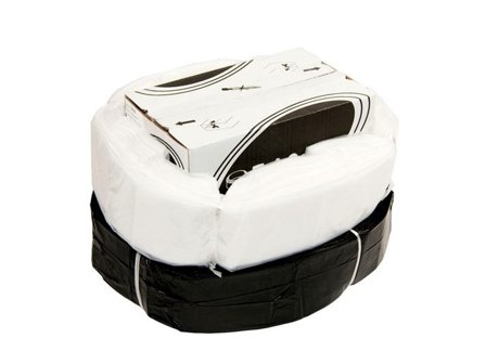 Kassett TubeSac 60m transparent - Lyreco - Städ och hygien - Påsar och säckar - Kassett - Longopac